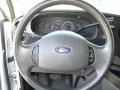 Medium Flint Grey 2006 Ford E Series Van E350 XLT 15 Passenger Steering Wheel