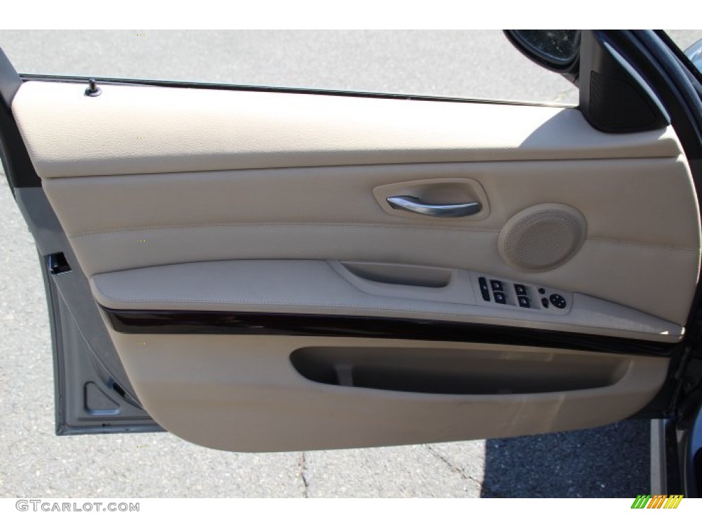 2011 3 Series 335i xDrive Sedan - Space Gray Metallic / Beige photo #9