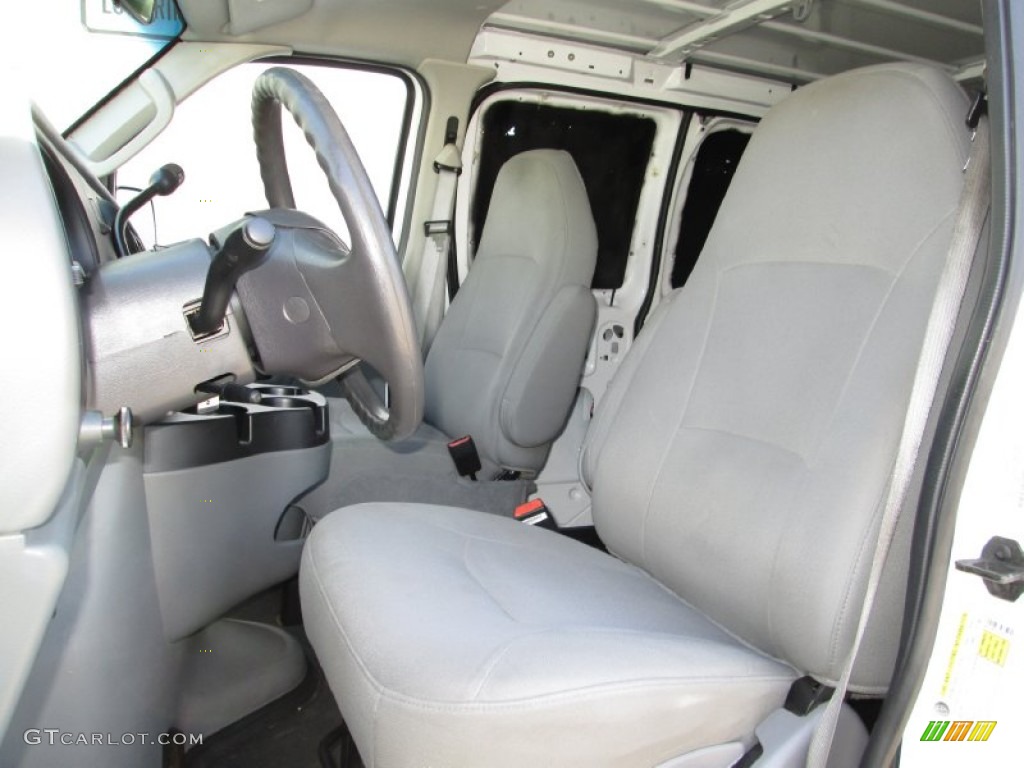 2007 E Series Van E250 Cargo - Oxford White / Medium Flint Grey photo #14