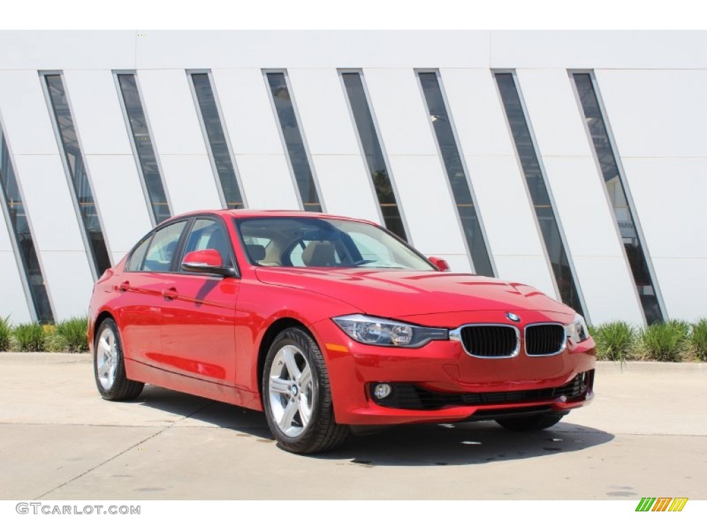 2013 3 Series 328i Sedan - Melbourne Red Metallic / Venetian Beige photo #1