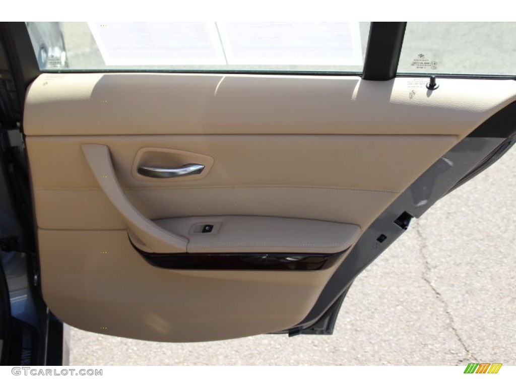 2011 3 Series 335i xDrive Sedan - Space Gray Metallic / Beige photo #23