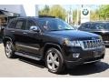 2012 Black Forest Green Pearl Jeep Grand Cherokee Overland 4x4  photo #3