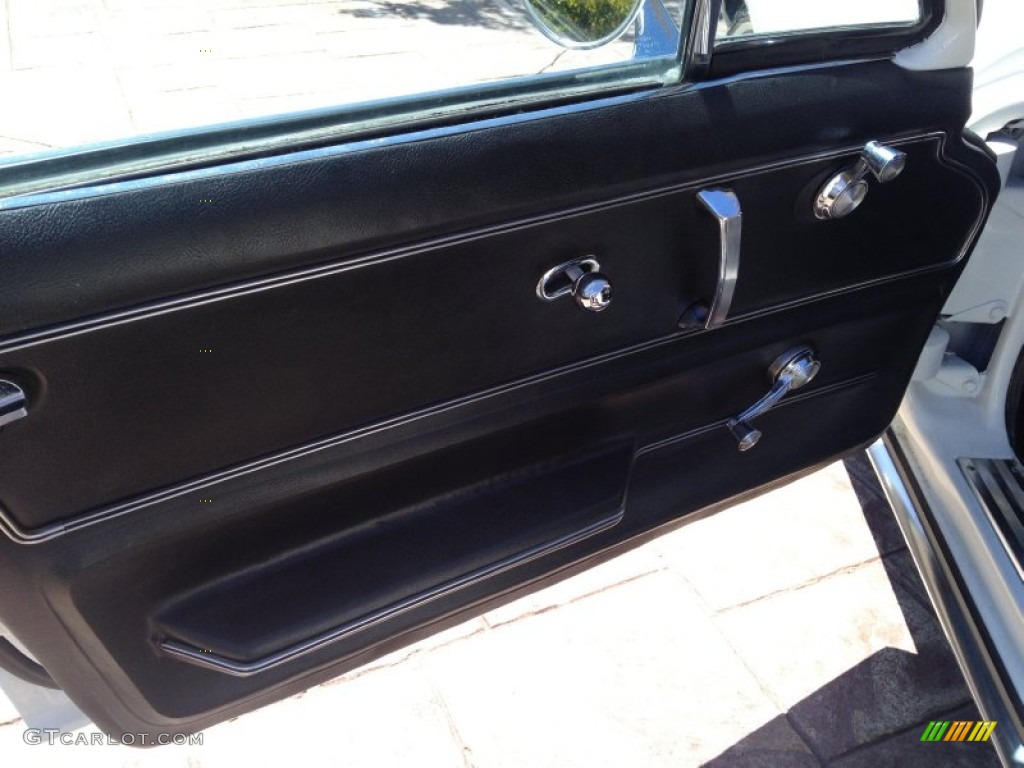 1966 Chevrolet Corvette Sting Ray Coupe Black Door Panel Photo #80568626