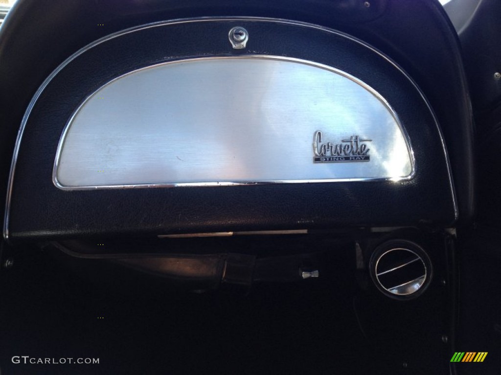 1966 Chevrolet Corvette Sting Ray Coupe Black Dashboard Photo #80568838
