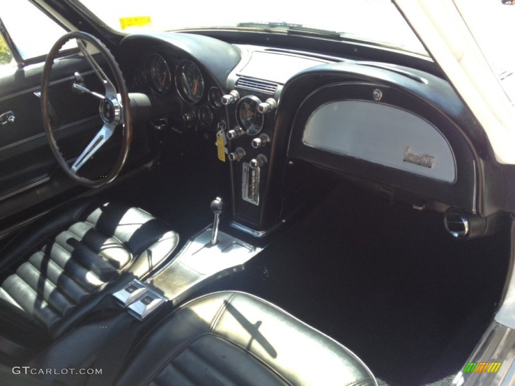 1966 Chevrolet Corvette Sting Ray Coupe Black Dashboard Photo #80568904