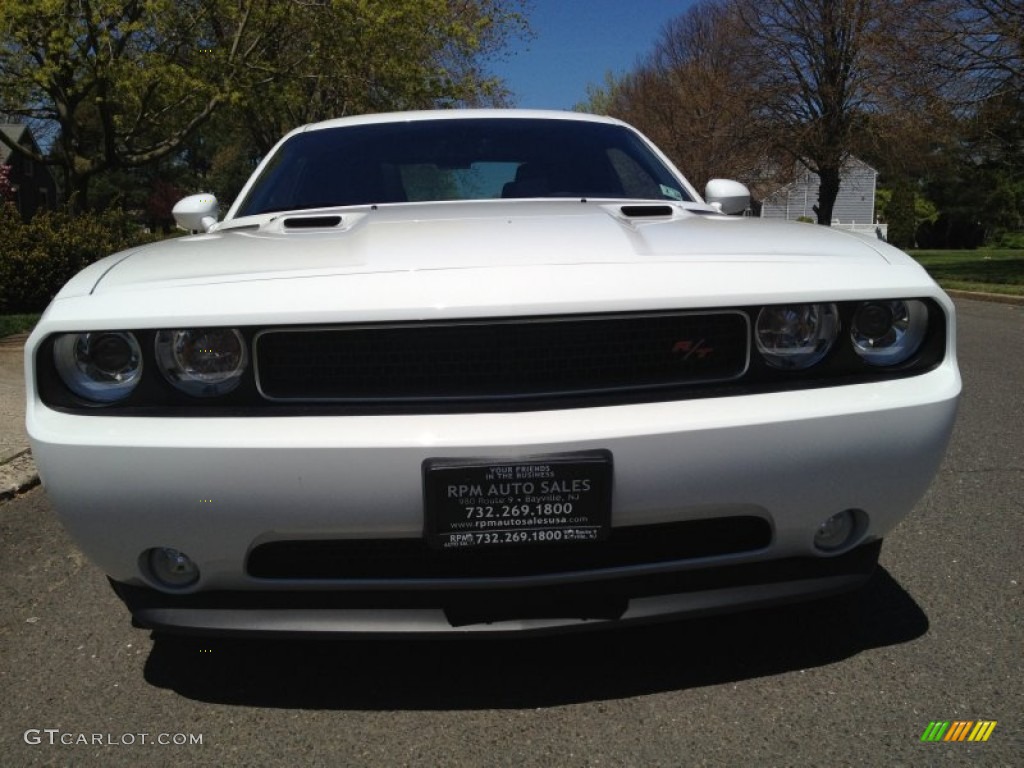 2013 Challenger R/T Plus - Bright White / Dark Slate Gray photo #2