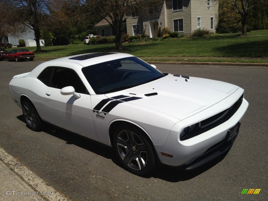 2013 Challenger R/T Plus - Bright White / Dark Slate Gray photo #3