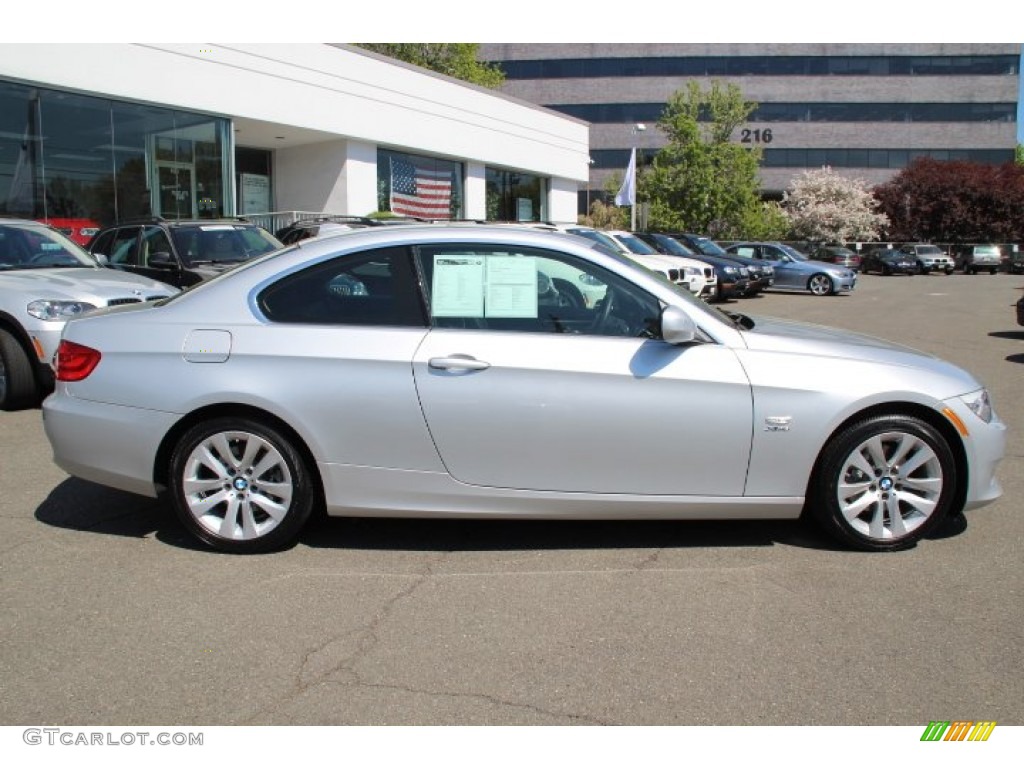 2012 3 Series 328i xDrive Coupe - Titanium Silver Metallic / Black photo #4