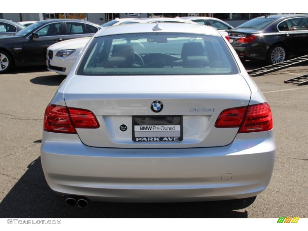 2012 3 Series 328i xDrive Coupe - Titanium Silver Metallic / Black photo #6