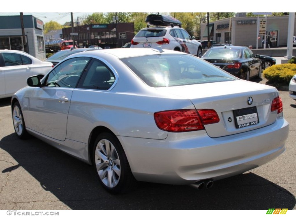 2012 3 Series 328i xDrive Coupe - Titanium Silver Metallic / Black photo #7