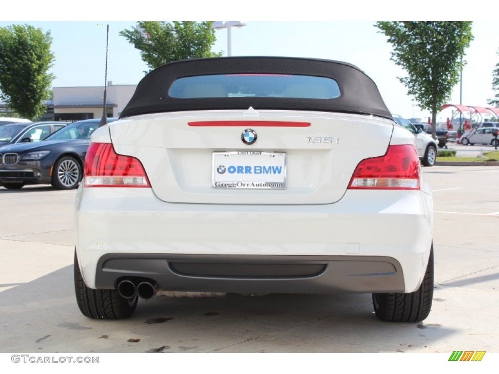 2013 1 Series 135i Convertible - Alpine White / Savanna Beige photo #8