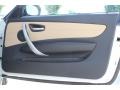 Savanna Beige 2013 BMW 1 Series 135i Convertible Door Panel