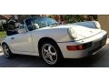 1990 Gran Prix White Porsche 911 Carrera 2 Cabriolet  photo #1