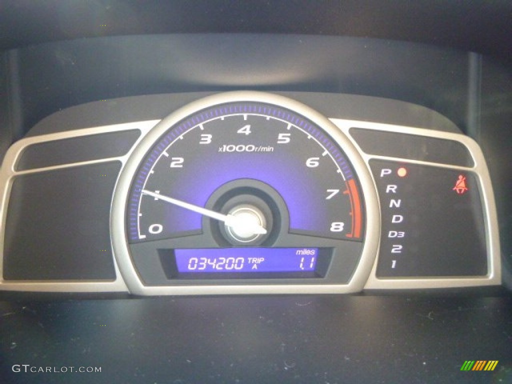 2010 Civic EX Sedan - Urban Titanium Metallic / Beige photo #24