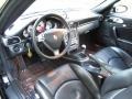 Black 2007 Porsche 911 Turbo Coupe Interior Color