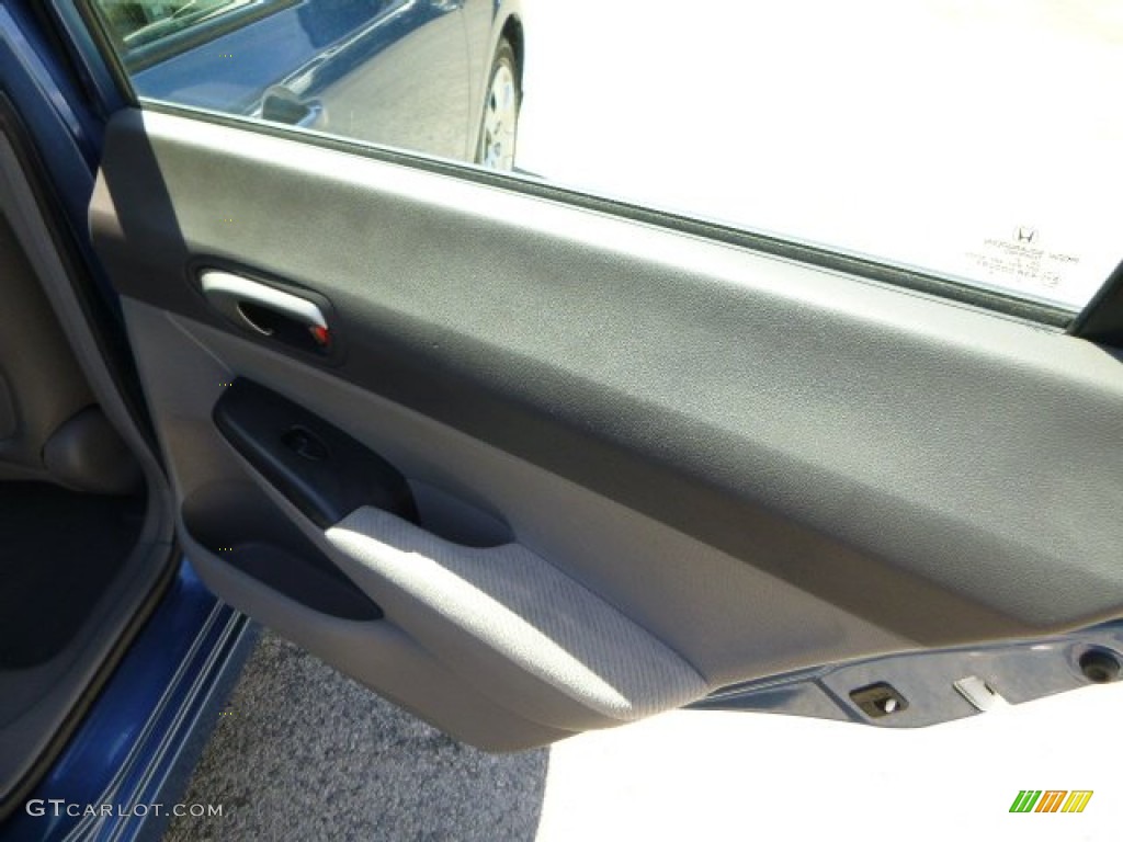 2010 Civic LX Sedan - Atomic Blue Metallic / Gray photo #14