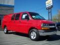 2013 Victory Red Chevrolet Express 2500 Cargo Van  photo #3