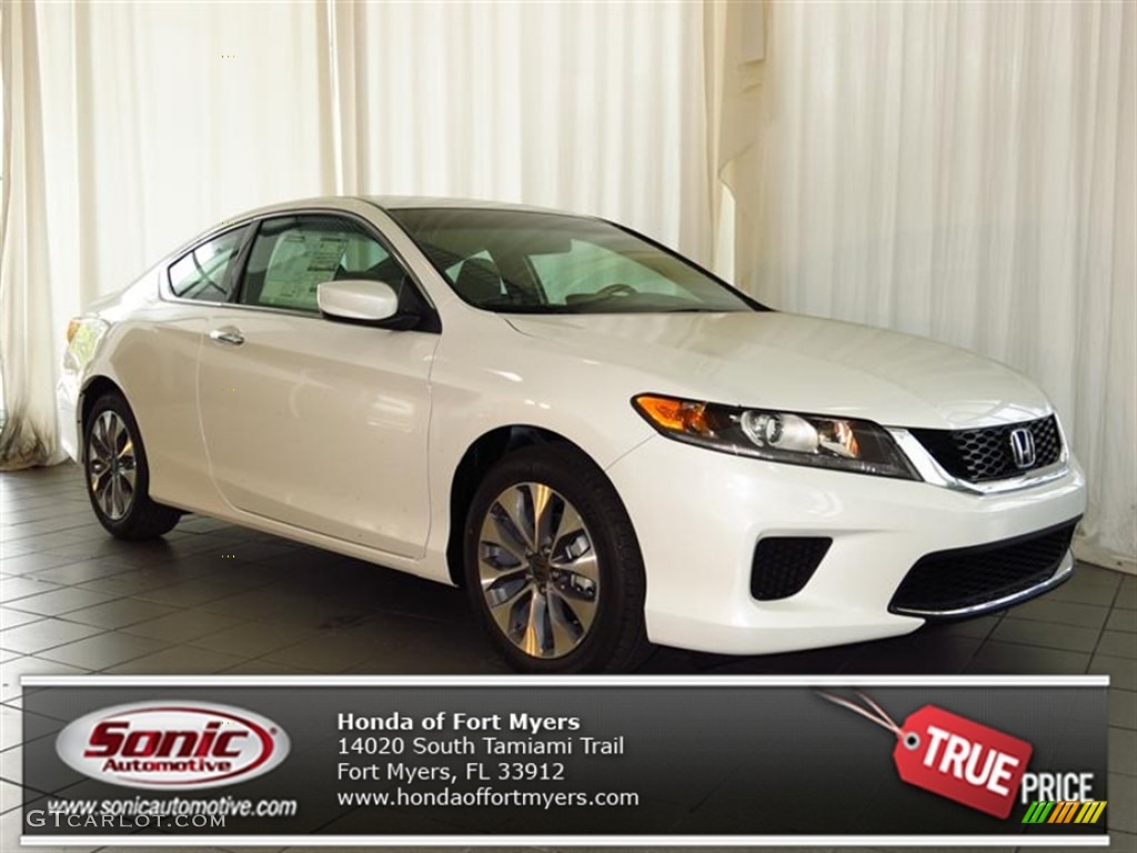 2013 Accord LX-S Coupe - White Orchid Pearl / Black/Ivory photo #1