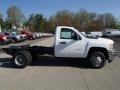 Summit White - Silverado 3500HD WT Regular Cab 4x4 Chassis Photo No. 5