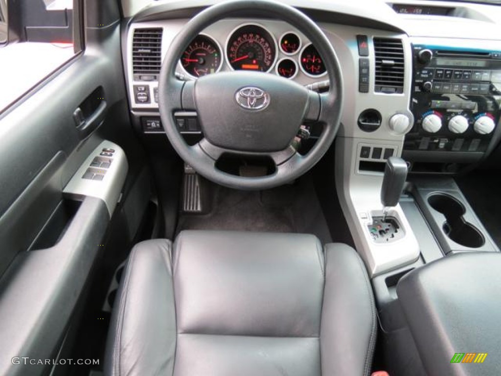 2008 Tundra SR5 Double Cab - Black / Black photo #5