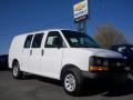 2013 Summit White Chevrolet Express 1500 AWD Cargo Van  photo #3