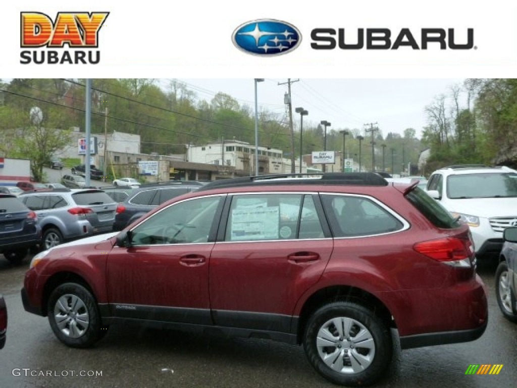 2013 Outback 2.5i - Venetian Red Pearl / Ivory photo #1