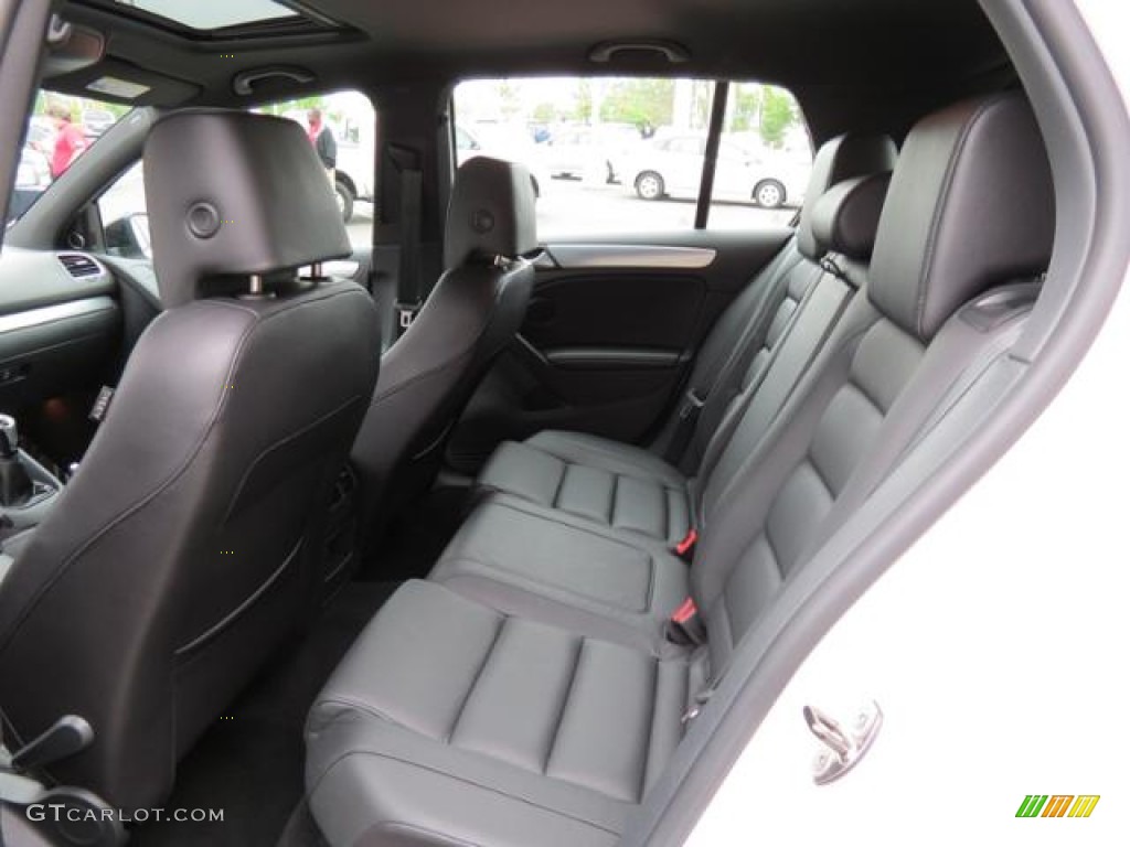 2012 Volkswagen Golf R 4 Door 4Motion Rear Seat Photo #80572522
