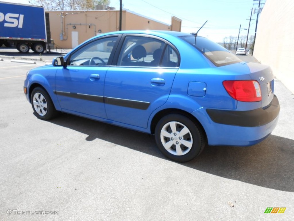 Sapphire Blue 2009 Kia Rio LX Sedan Exterior Photo #80572871