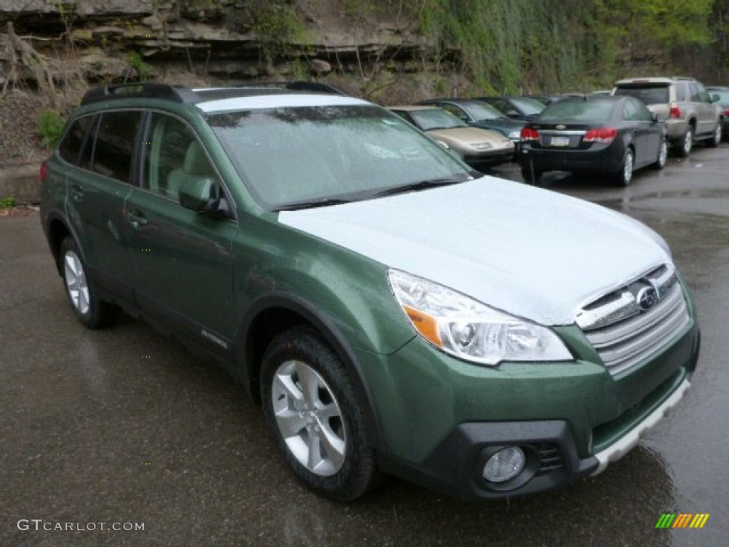 Cypress Green Pearl 2013 Subaru Outback 2.5i Limited Exterior Photo #80573263
