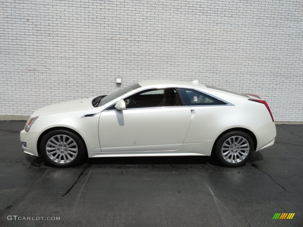White Diamond Tricoat 2011 Cadillac CTS 4 AWD Coupe Exterior Photo #80574580