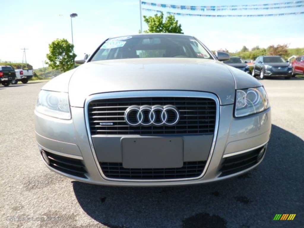 2006 A6 3.2 quattro Sedan - Oyster Grey Metallic / Ebony photo #2