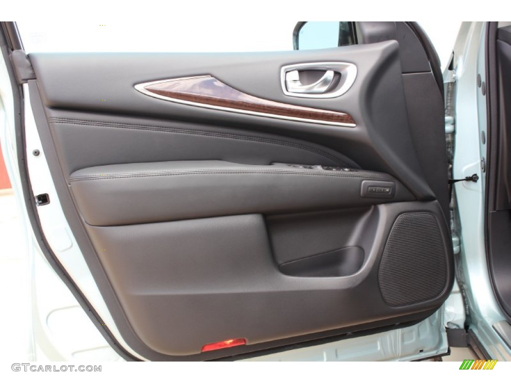 2013 Infiniti JX 35 Graphite Door Panel Photo #80575269