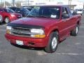 Dark Cherry Red Metallic 2000 Chevrolet S10 LS Extended Cab 4x4