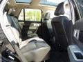 2009 Lincoln MKX Ebony Black Interior Rear Seat Photo