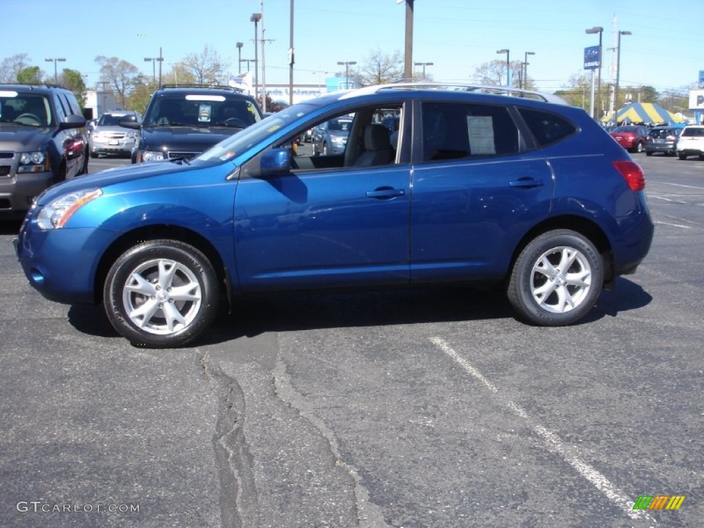Indigo Blue Metallic 2008 Nissan Rogue SL AWD Exterior Photo #80578585