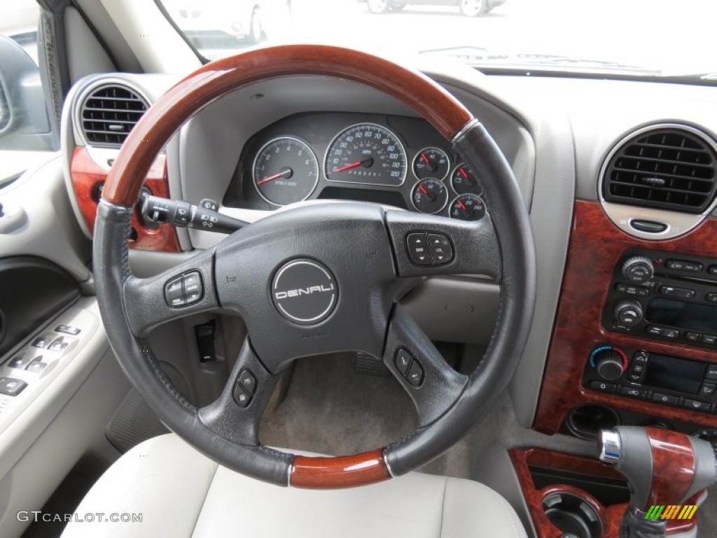 2006 GMC Envoy Denali Light Gray Steering Wheel Photo #80578885