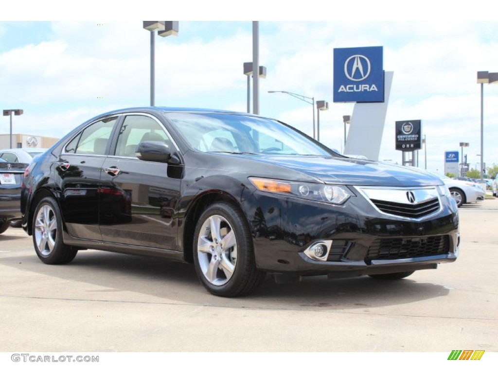 2013 TSX  - Crystal Black Pearl / Parchment photo #1