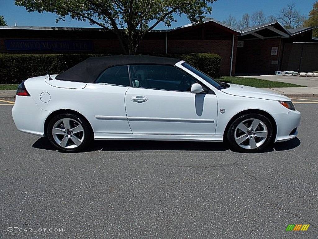 Arctic White 2011 Saab 9-3 2.0T Convertible Exterior Photo #80580034