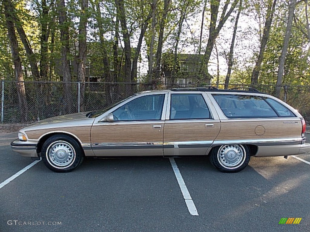1995 Roadmaster Estate Wagon - Light Driftwood Metallic / Beige photo #2