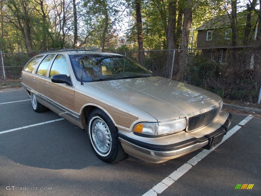 1995 Roadmaster Estate Wagon - Light Driftwood Metallic / Beige photo #7