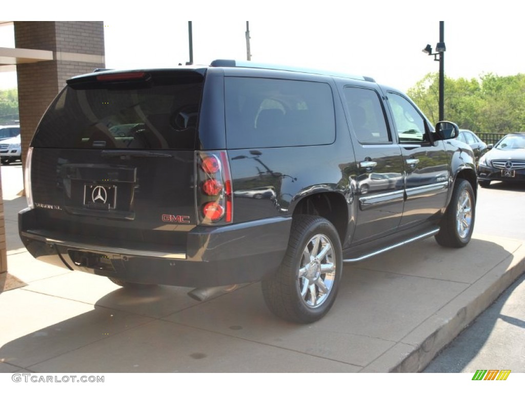 2008 Yukon XL Denali AWD - Dark Slate Metallic / Ebony photo #10