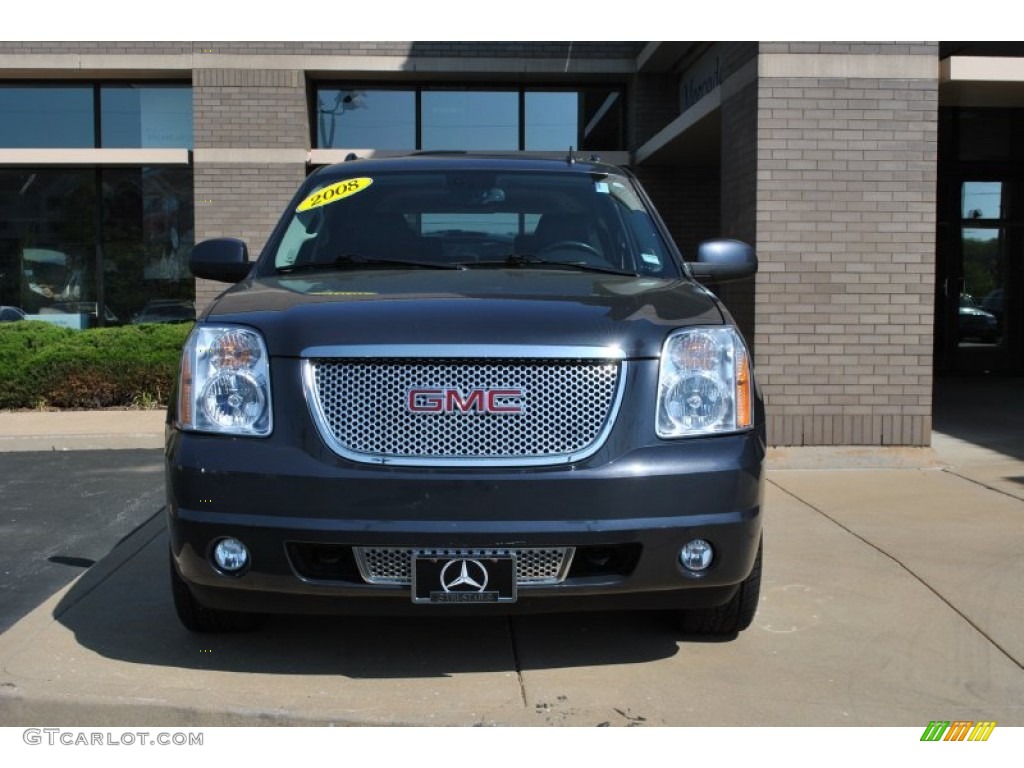 2008 Yukon XL Denali AWD - Dark Slate Metallic / Ebony photo #15