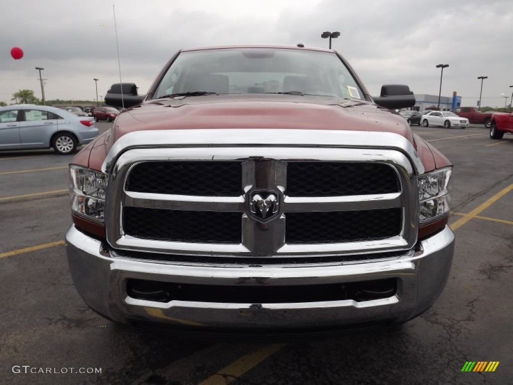 2013 2500 Tradesman Crew Cab 4x4 - Copperhead Pearl / Black/Diesel Gray photo #2