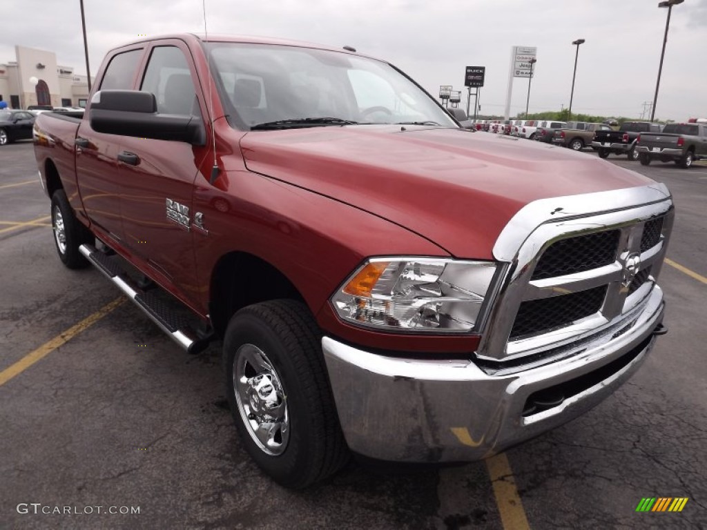 2013 2500 Tradesman Crew Cab 4x4 - Copperhead Pearl / Black/Diesel Gray photo #3