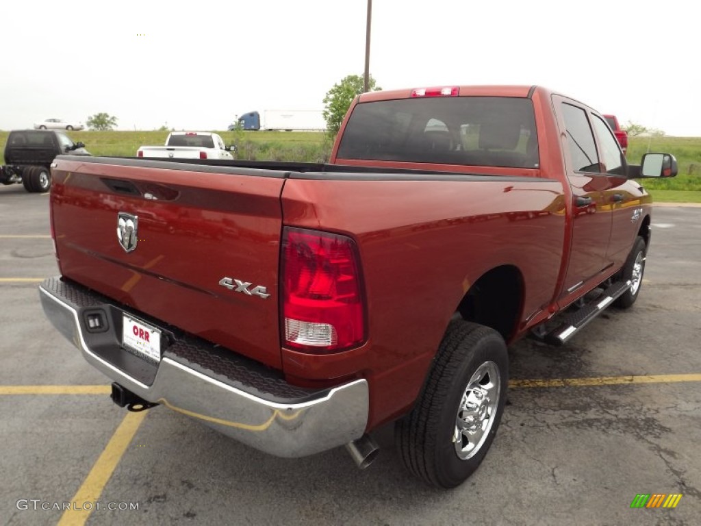2013 2500 Tradesman Crew Cab 4x4 - Copperhead Pearl / Black/Diesel Gray photo #5