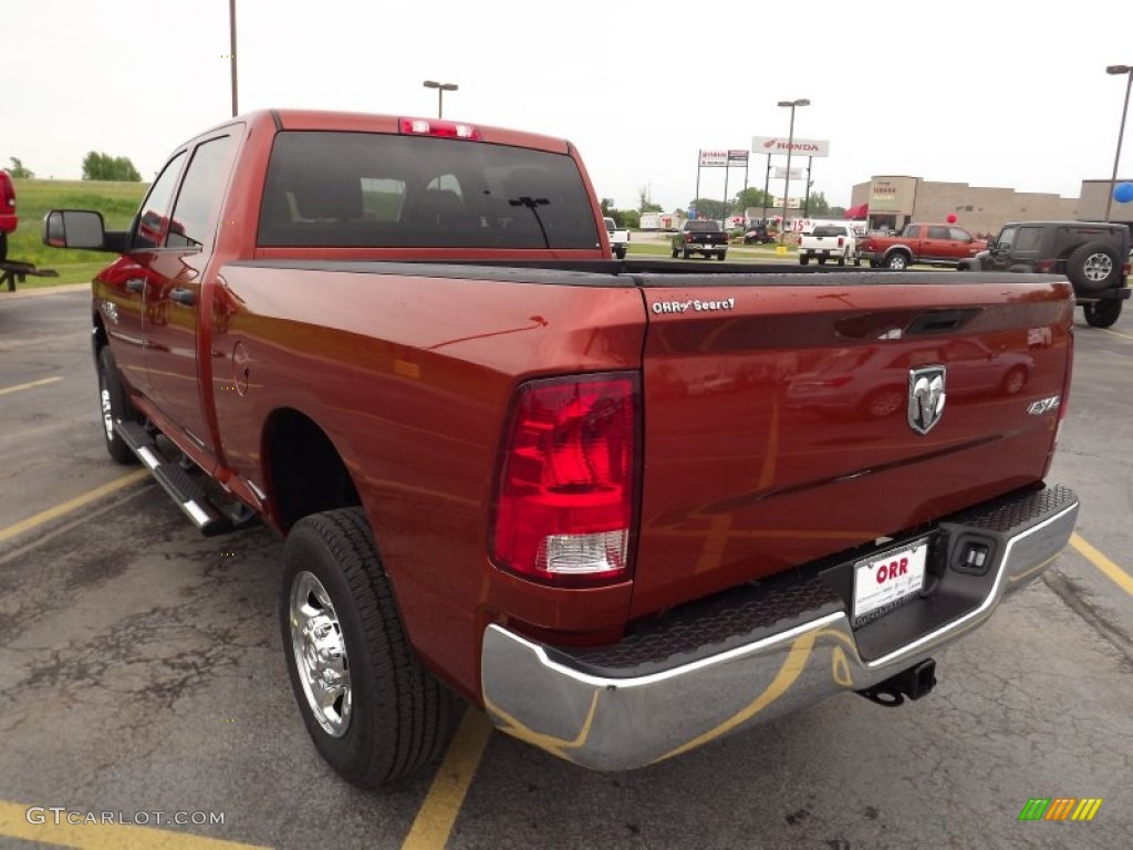 2013 2500 Tradesman Crew Cab 4x4 - Copperhead Pearl / Black/Diesel Gray photo #7