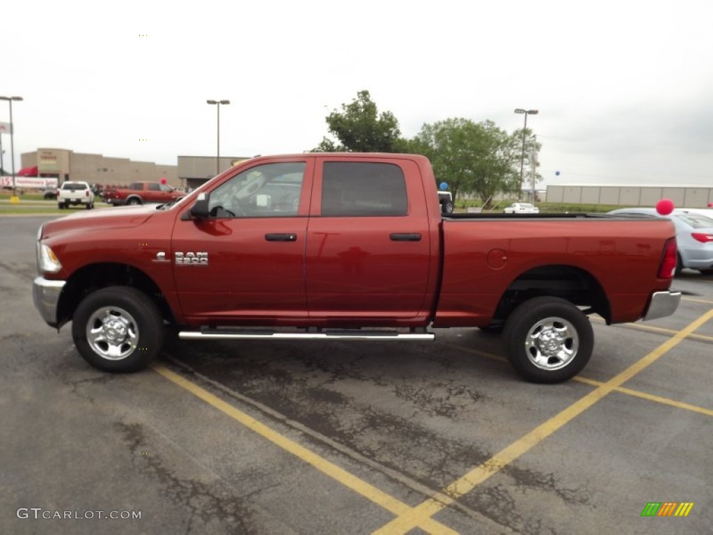 2013 2500 Tradesman Crew Cab 4x4 - Copperhead Pearl / Black/Diesel Gray photo #8