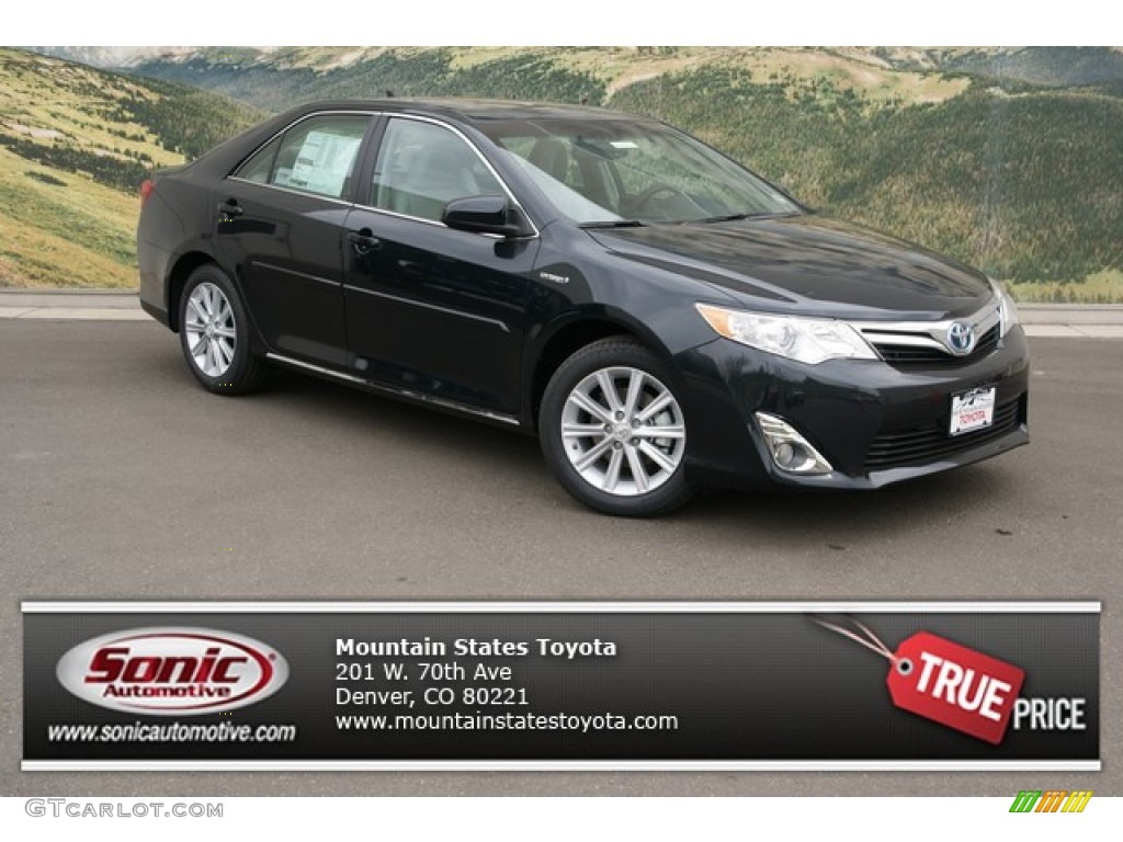 2013 Camry Hybrid XLE - Cosmic Gray Metallic / Light Gray photo #1