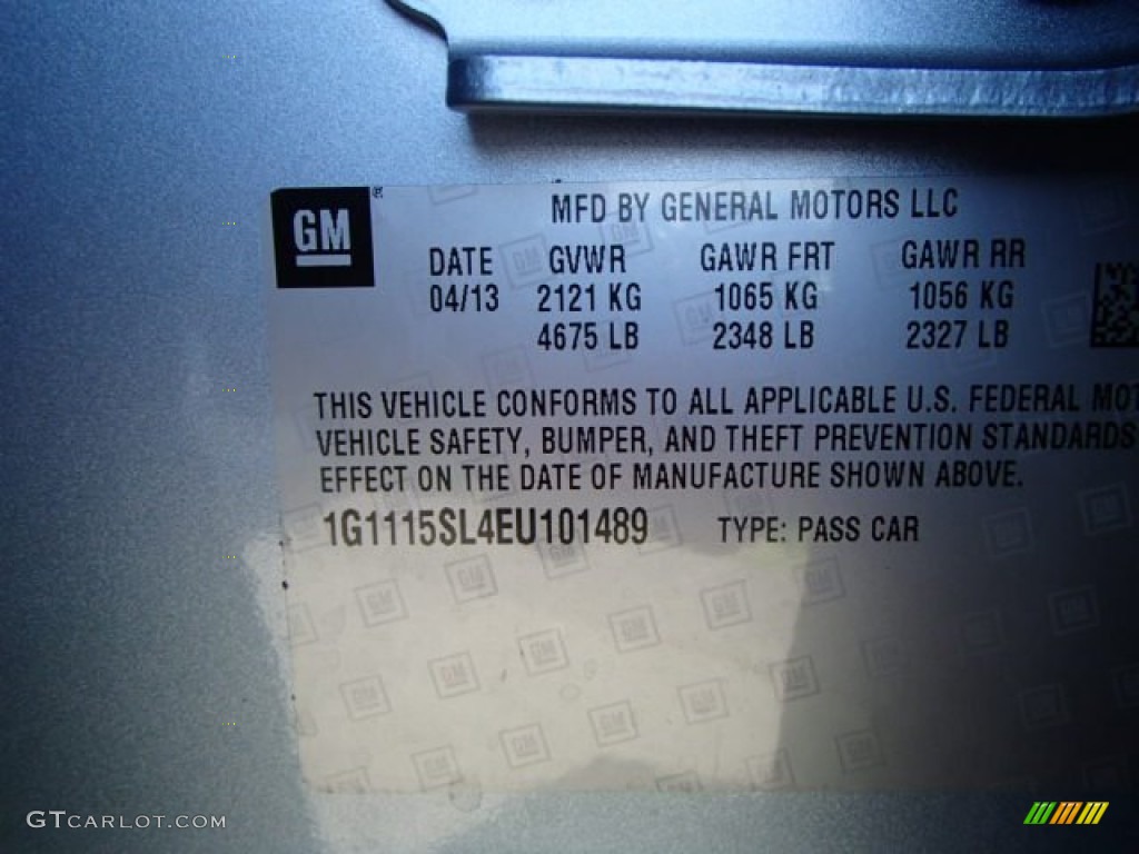 2014 Impala LT - Silver Topaz Metallic / Jet Black photo #20