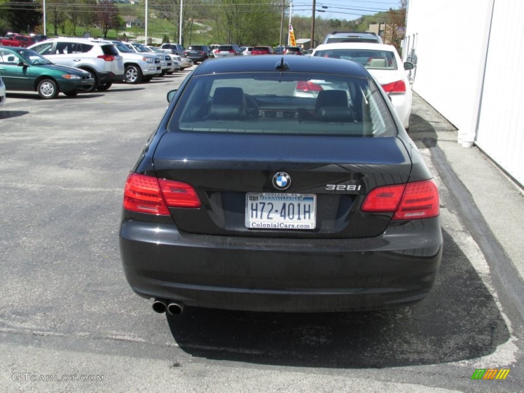 2011 3 Series 328i xDrive Coupe - Jet Black / Black photo #5